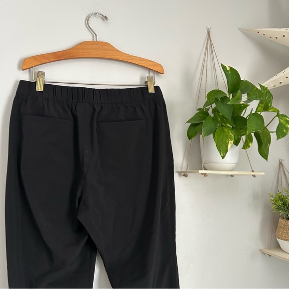 🩷ATHLETA BLACK APSIRE ANKLE PANT JOGGER ZIPPERS LOUNGE CASUAL SIZE 6 TRENDING - Picture 5 of 8